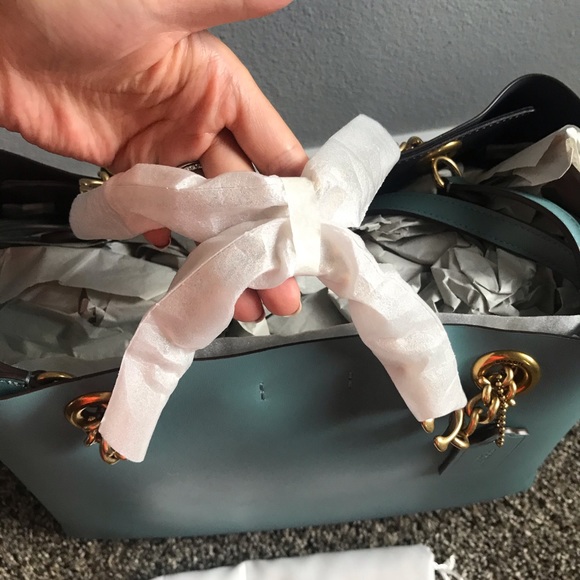 Coach chain convertible tote (marine) - Picture 5 of 7